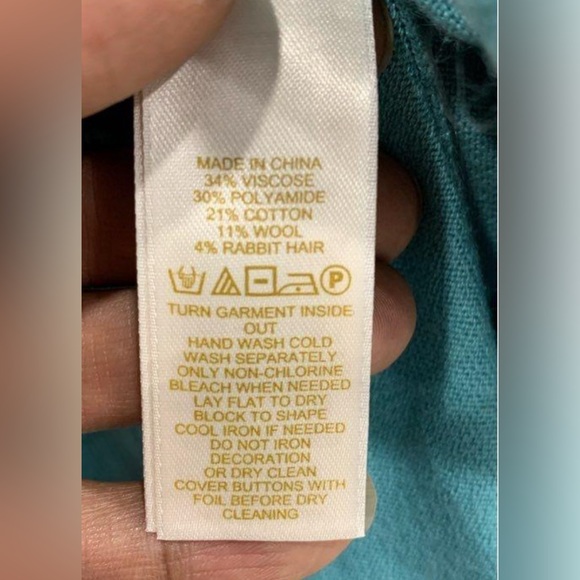 Kate Spade Turquoise Knit Sweater - Picture 4 of 5